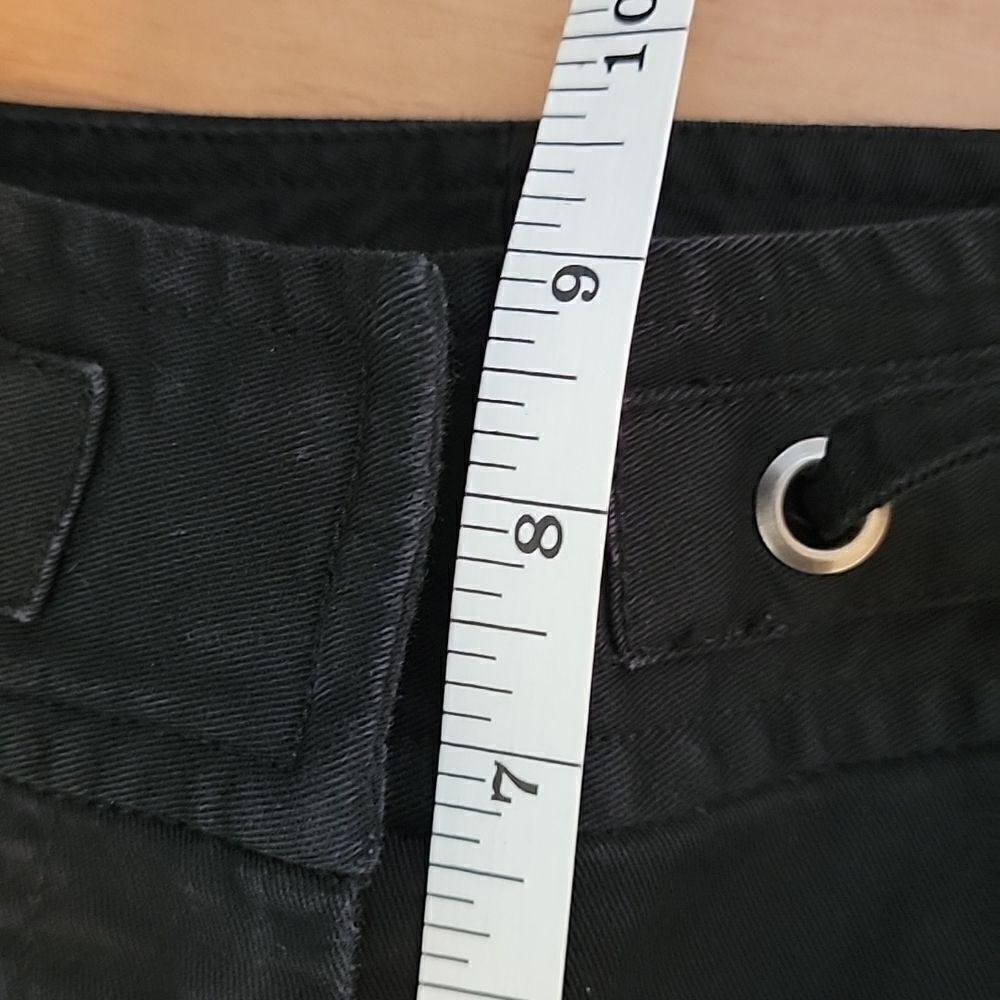 Liz Claiborne capris pant - Black Stretch Cotton Womens Size 4 - Picture 11 of 12